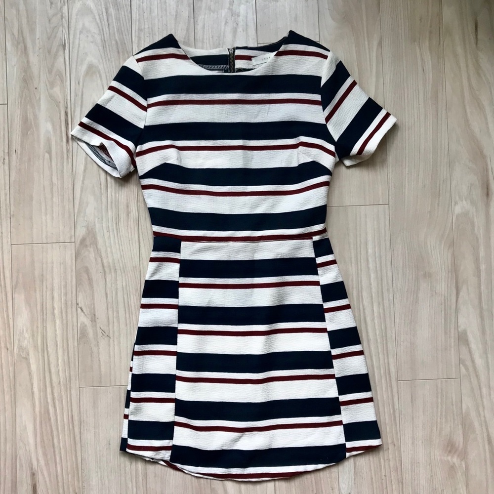 Lush Striped Sheath Dress